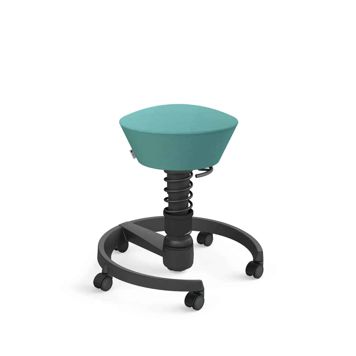 Swopper met wielen, harde ondergrond, veerpoottype light