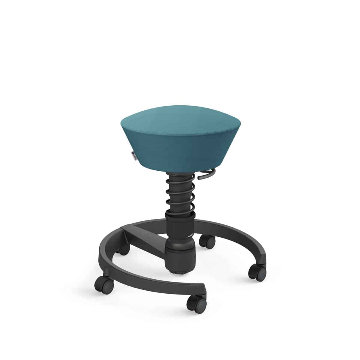 Swopper met wielen, harde ondergrond, veerpoottype light