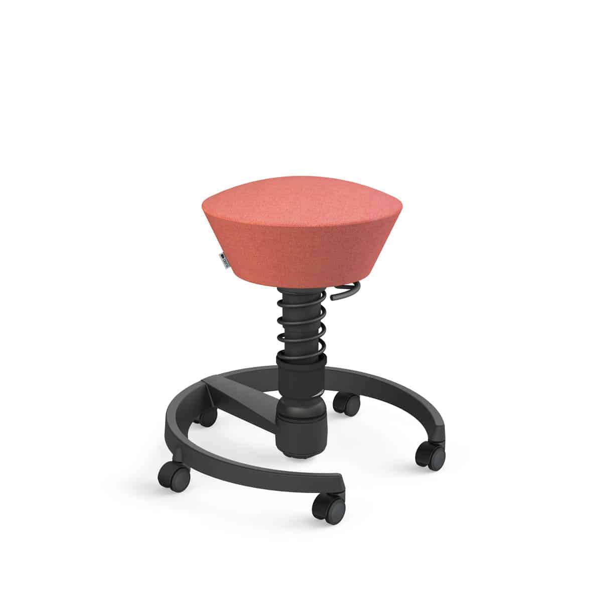 Swopper met wielen, harde ondergrond, veerpoottype low