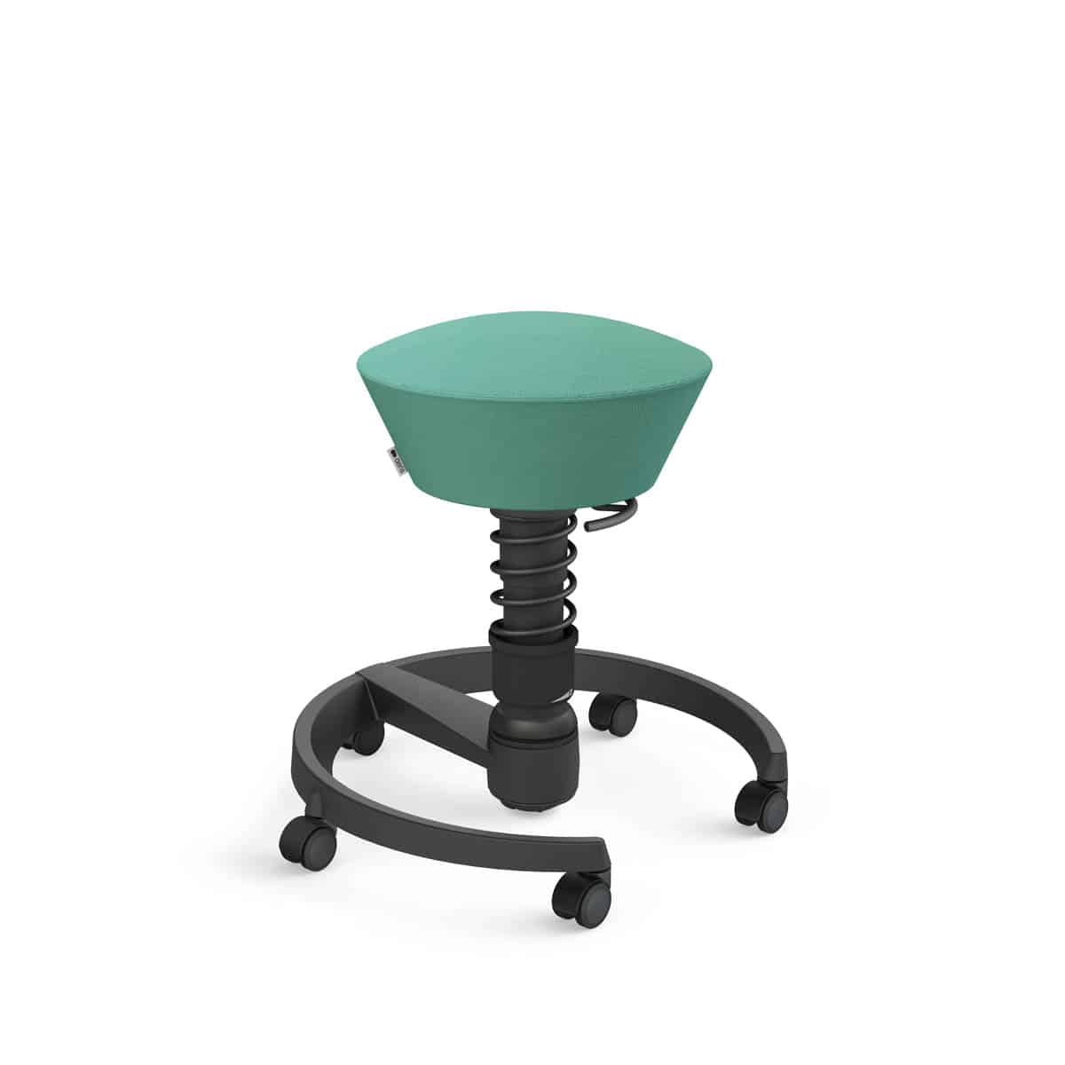 Swopper met wielen, harde ondergrond, veerpoottype low