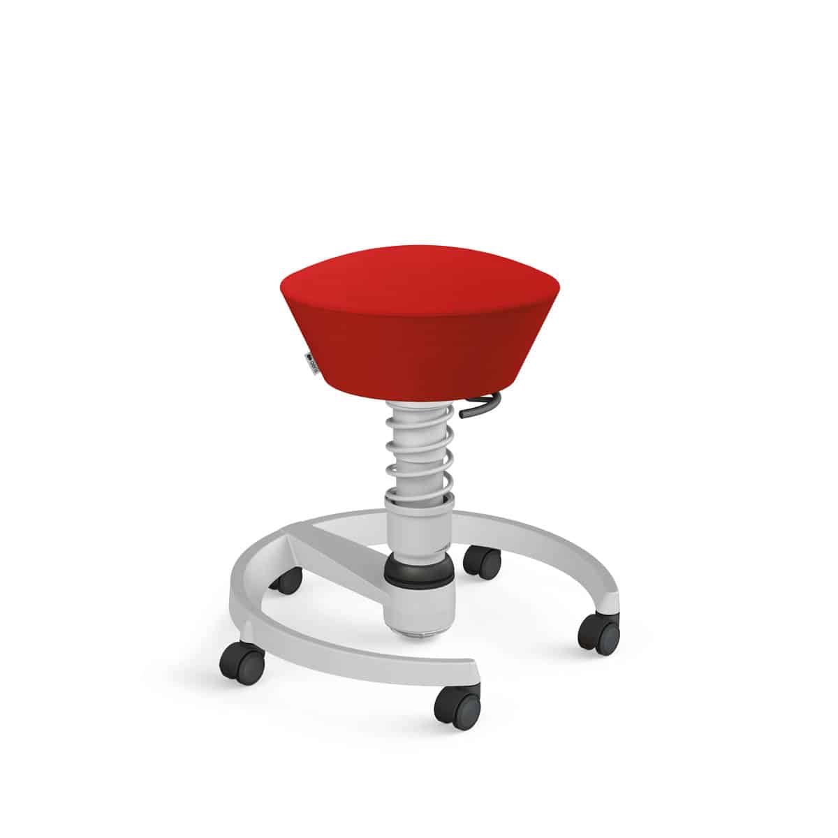 Swopper met wielen, harde ondergrond, veerpoottype low