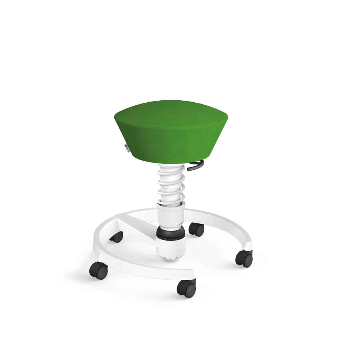 Swopper met wielen, harde ondergrond, veerpoottype low