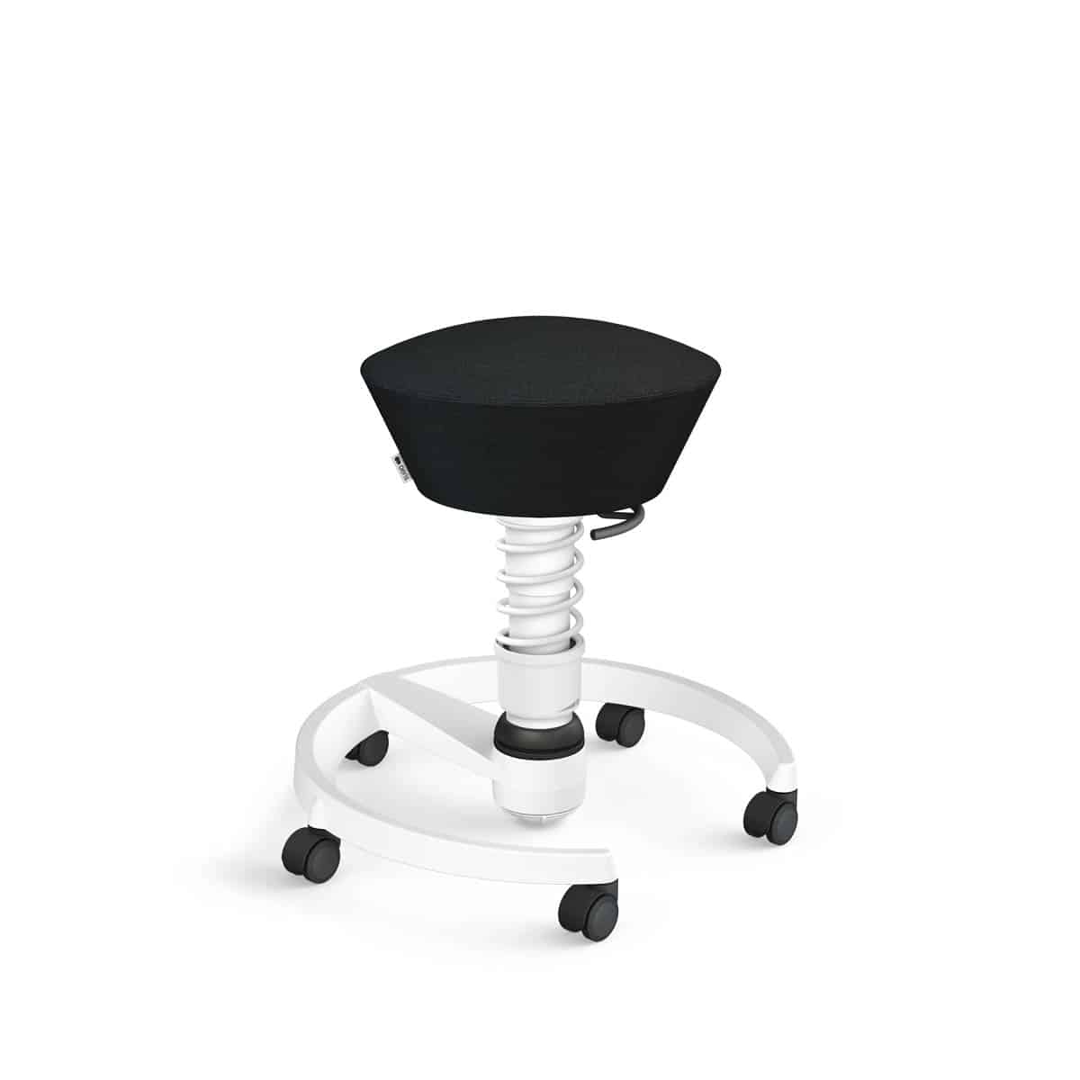 Swopper met wielen, harde ondergrond, veerpoottype low