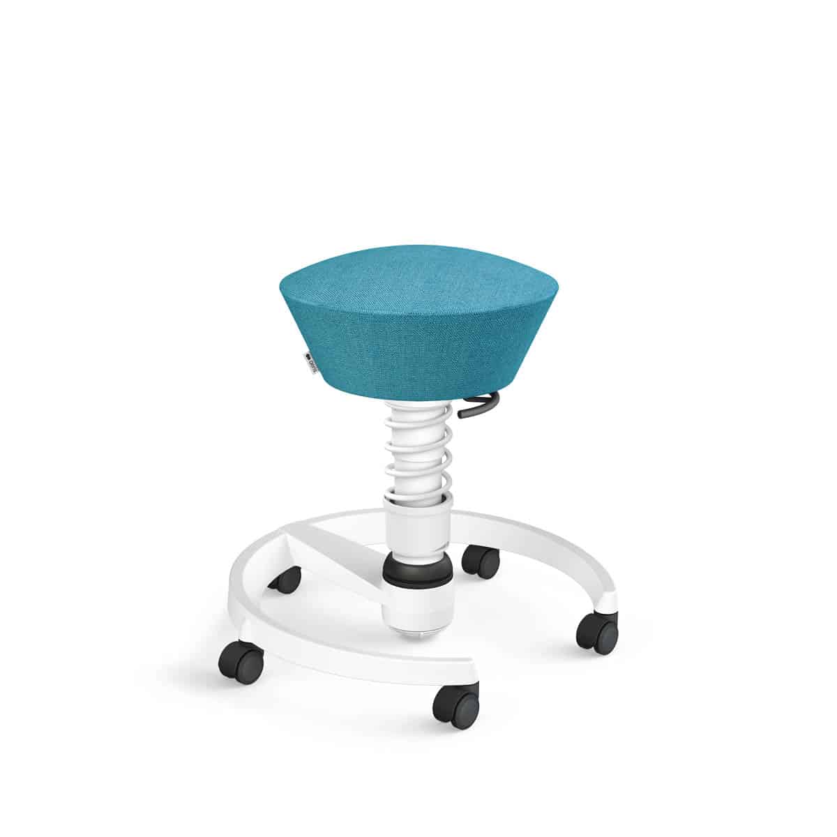 Swopper met wielen, harde ondergrond, veerpoottype low