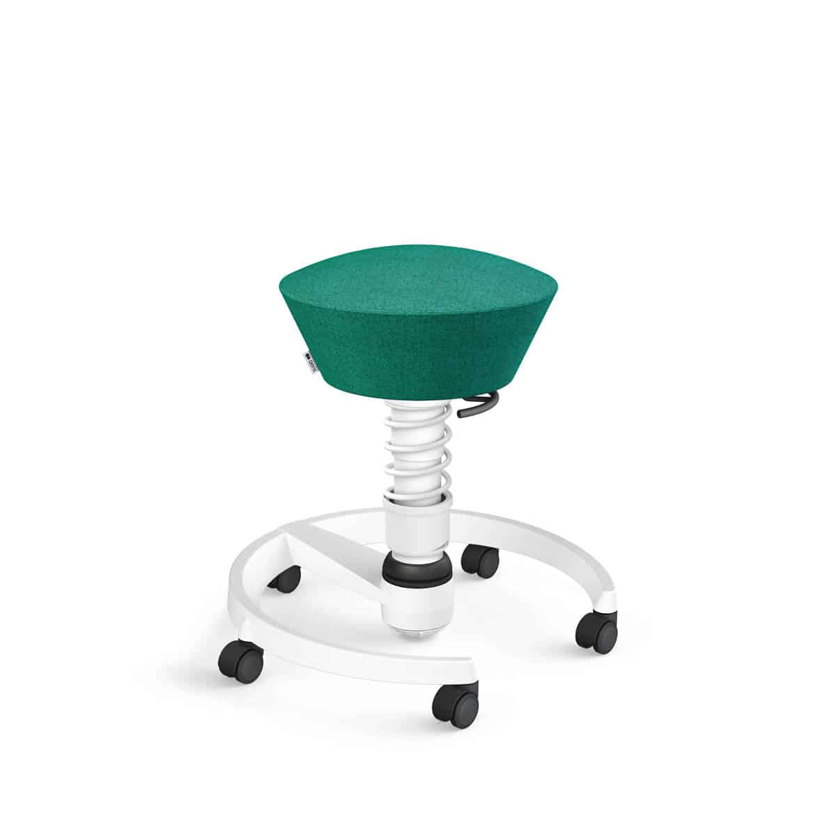 Swopper met wielen, harde ondergrond, veerpoottype low