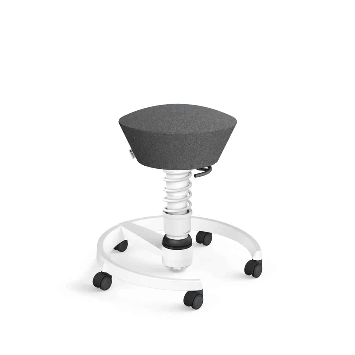 Swopper met wielen, harde ondergrond, veerpoottype low