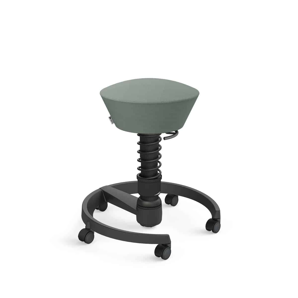 Swopper met wielen, harde ondergrond, veerpoottype standard