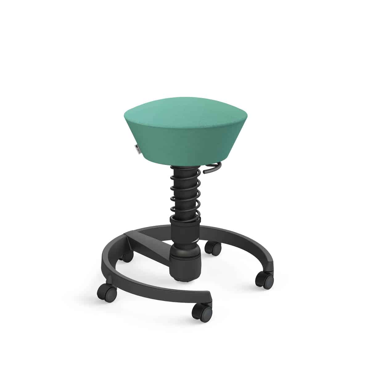 Swopper met wielen, harde ondergrond, veerpoottype standard