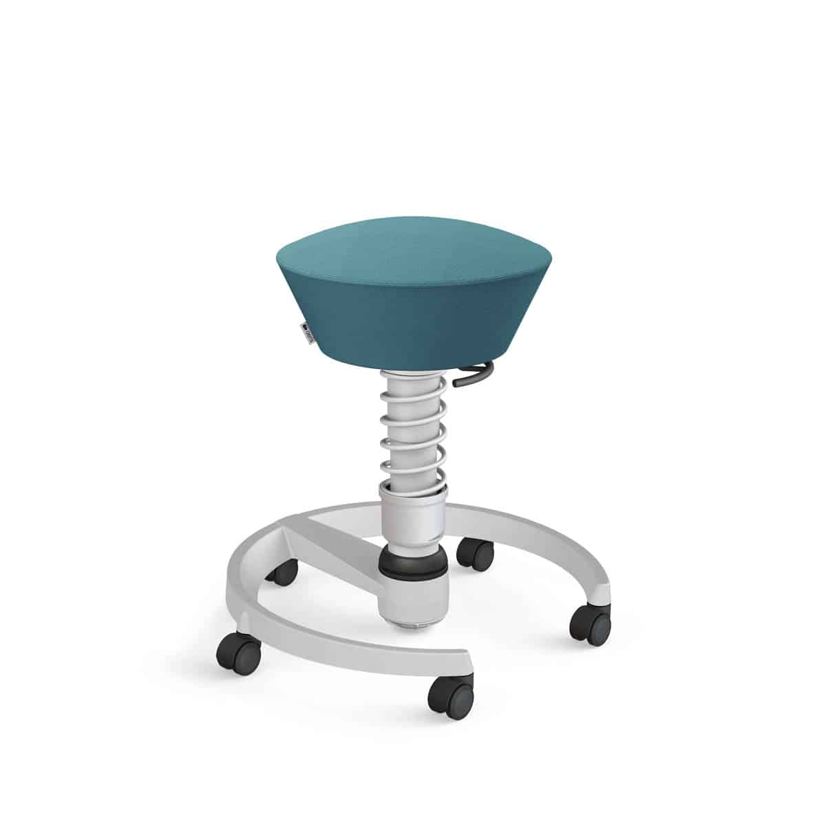 Swopper met wielen, harde ondergrond, veerpoottype standard