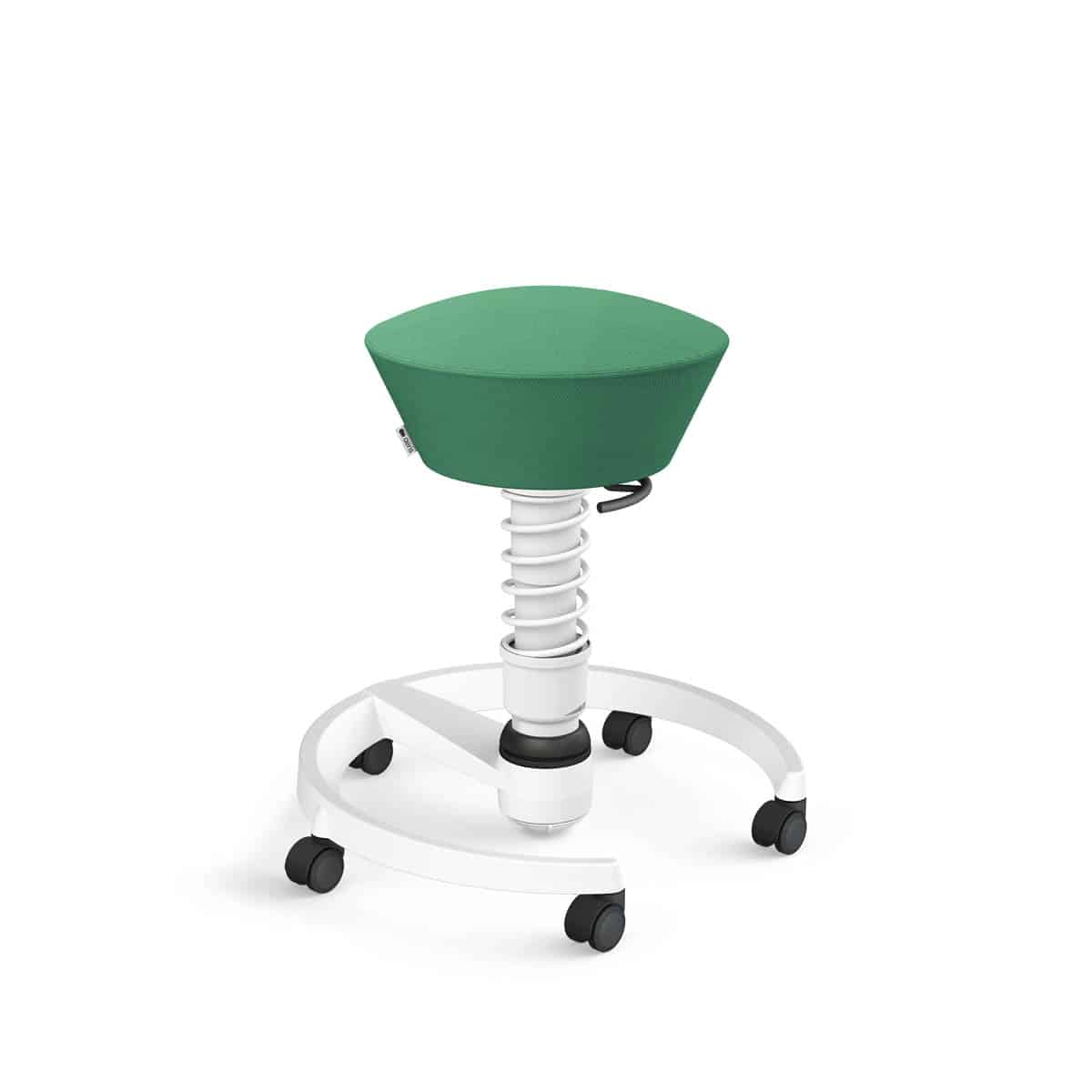 Swopper met wielen, harde ondergrond, veerpoottype standard