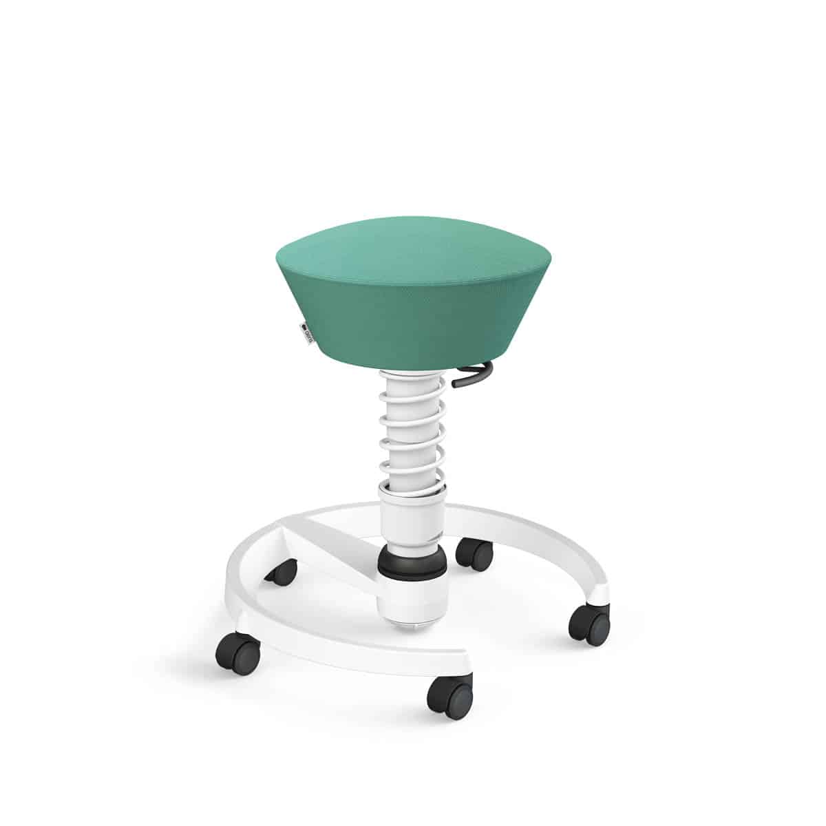 Swopper met wielen, harde ondergrond, veerpoottype standard