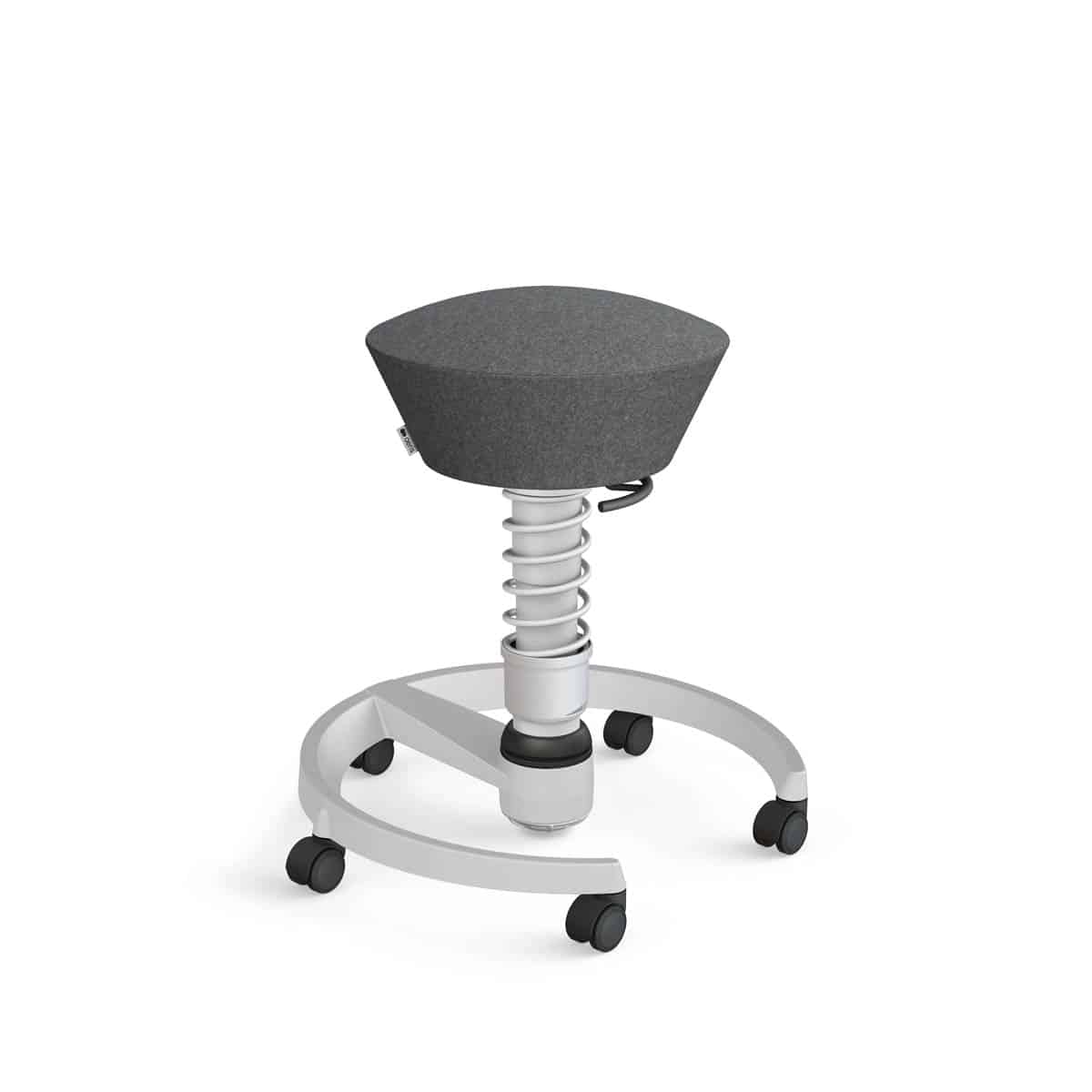 Swopper met wielen, zachte ondergrond, veerpoottype standard